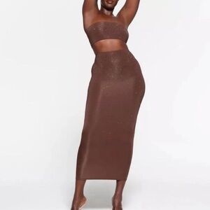 Swarovski x SKIMS Jelly Sheer Tube Skirt